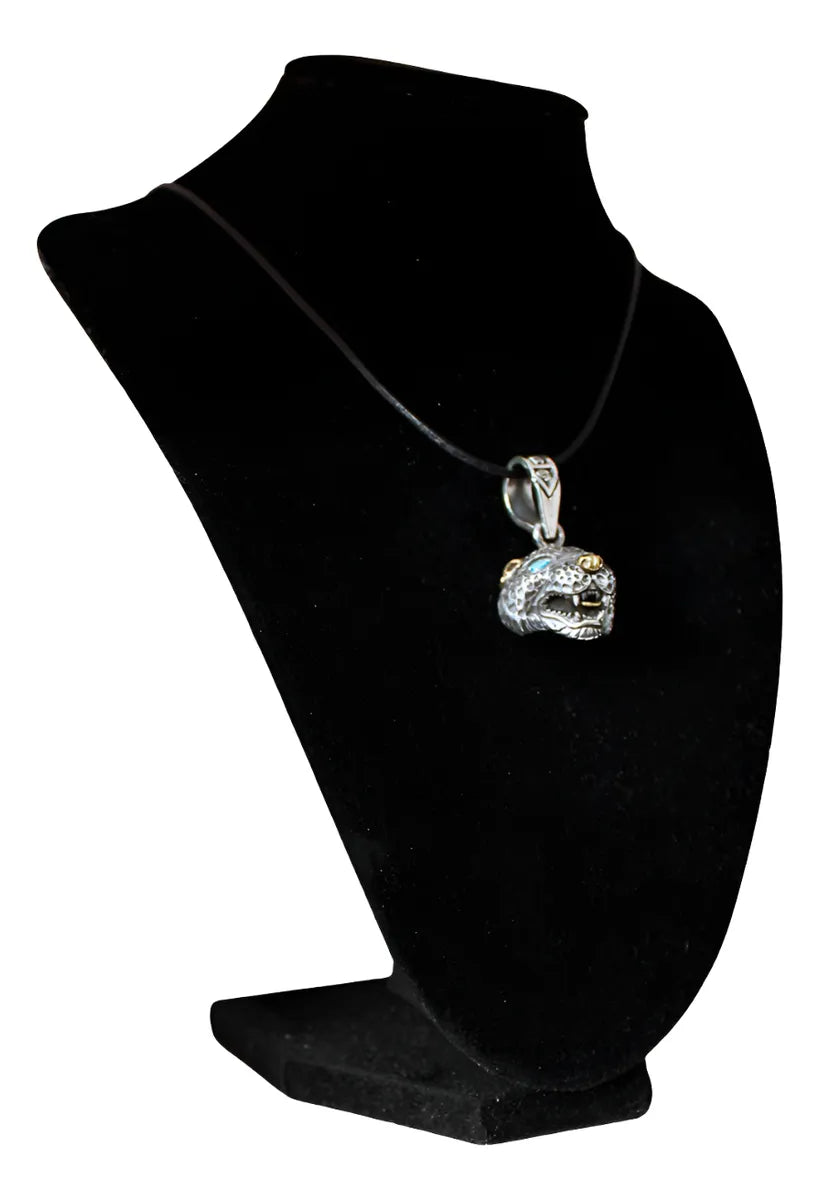 Dije Plata 925 Jaguar Dios Inframundo Collar Joyeria Gamma