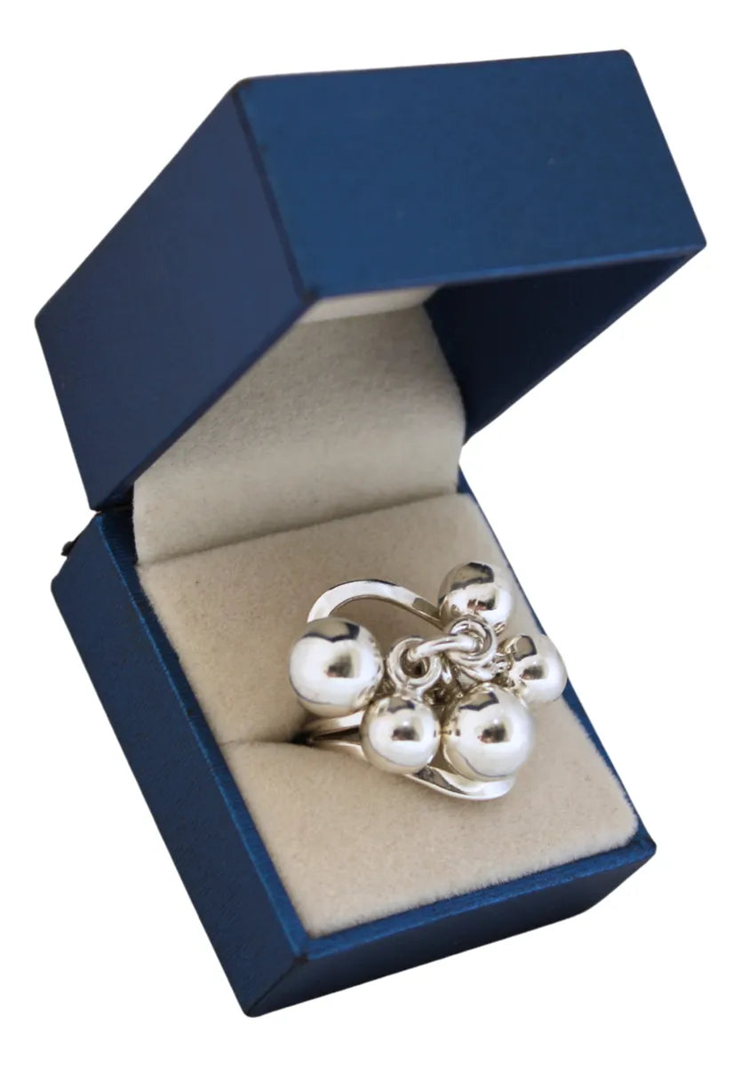 Anillo Abundancia Protección Plata Joyeria Mujer Elegante Ajustable