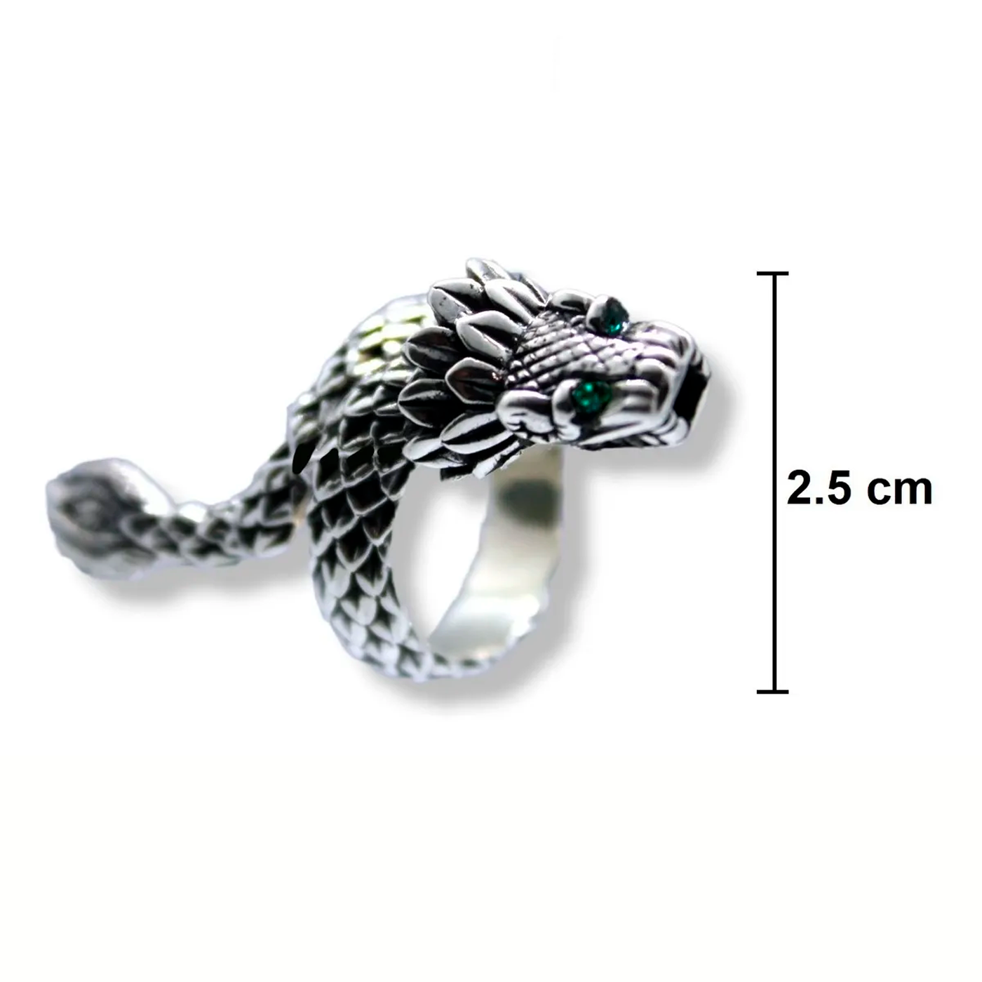 Anillo Quetzalcóatl Plata 925 Maciza Ajustable Hombre Mujer | Joyería Gamma