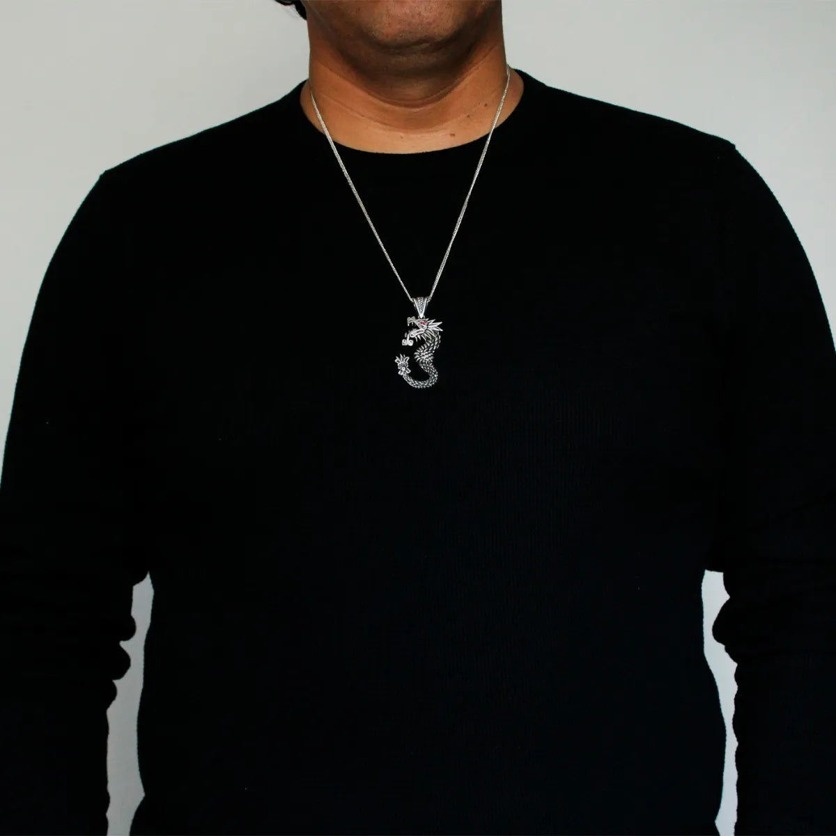 Dije Serpiente Quetzalcóatl Plata 925 Cordón Piel Genuina