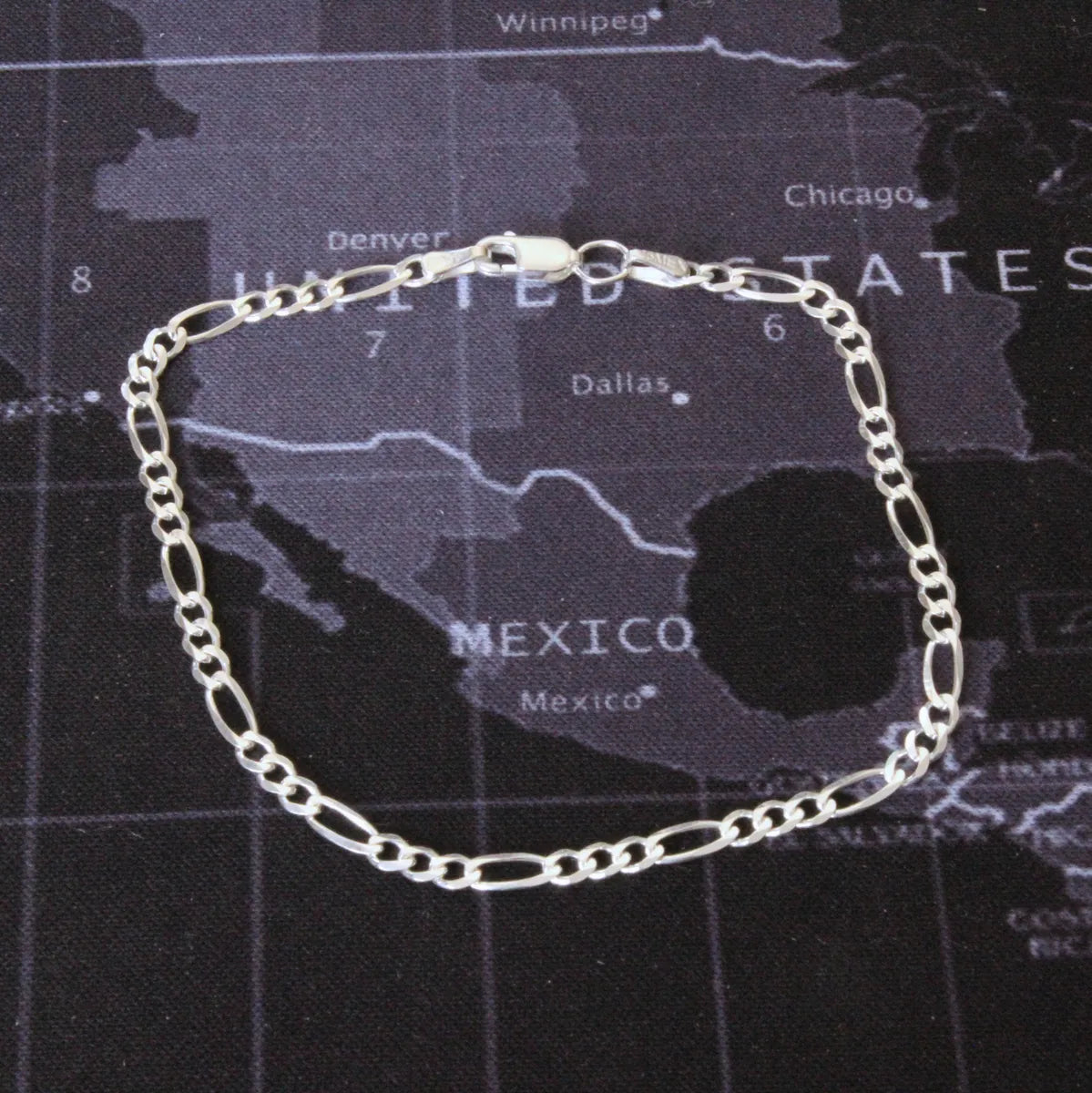 Pulsera Esclava Plata925 Hombre Mujer 18cm Joyería Fina Nice