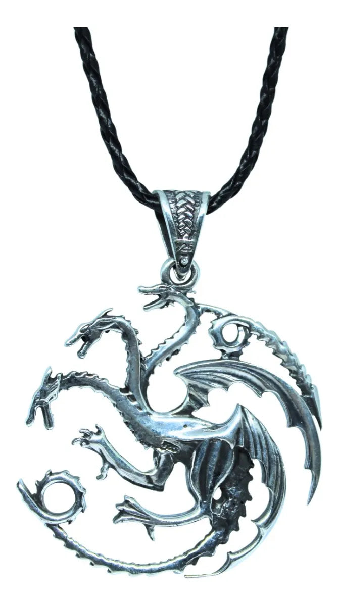 Dije Targaryen Plata 925 Game Of Thrones Casa Del Dragón