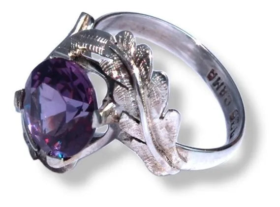 Anillo Vida Mujer Plata 925 Alejandrina 10mm Promesa Amor