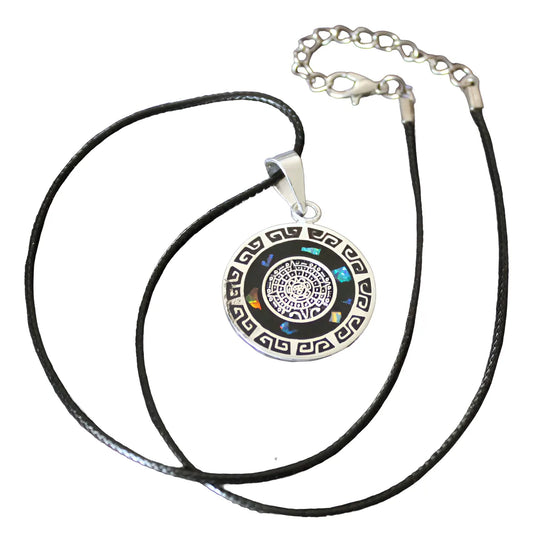 Dije Coatlicue Madre Dioses Aztecas Ópalo Plata Plateado