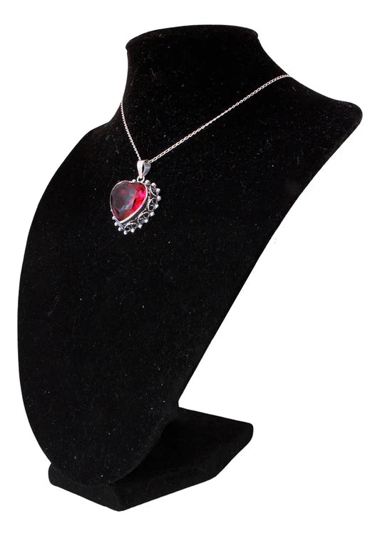 Dije Titanic Corazones Plata 925 Taxco Cristal Hecho A Mano