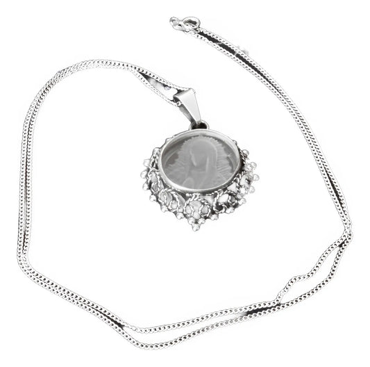 Dije Virgen Guadalupe Plata 925 Collar Hombre Mujer Joyería Plateado