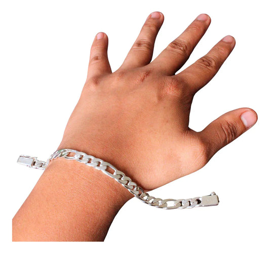 Pulsera Esclava Plata 925 Hombre Mujer Unisex 21cm Joyería