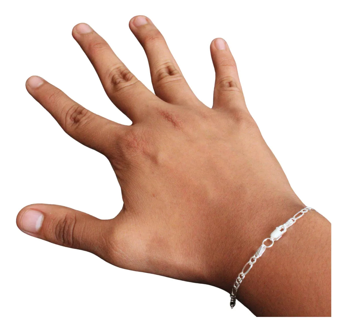 Pulsera Esclava Plata925 Hombre Mujer 18cm Joyería Fina Nice