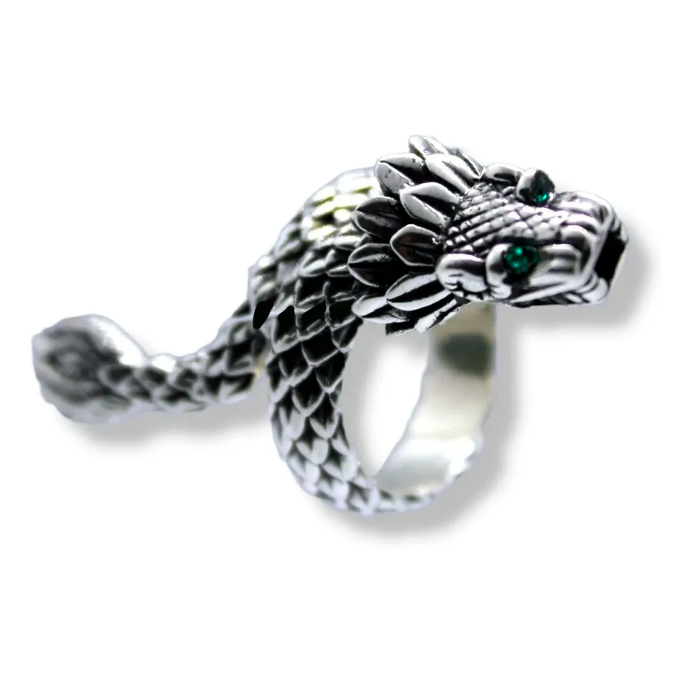 Anillo Quetzalcóatl Plata 925 Maciza Ajustable Hombre Mujer | Joyería Gamma