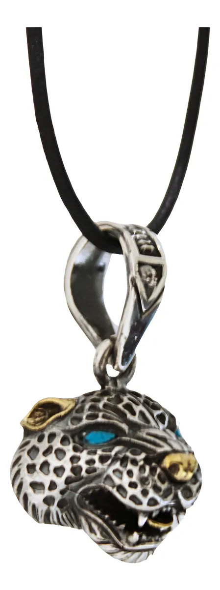 Dije Plata 925 Jaguar Dios Inframundo Collar Joyeria Gamma