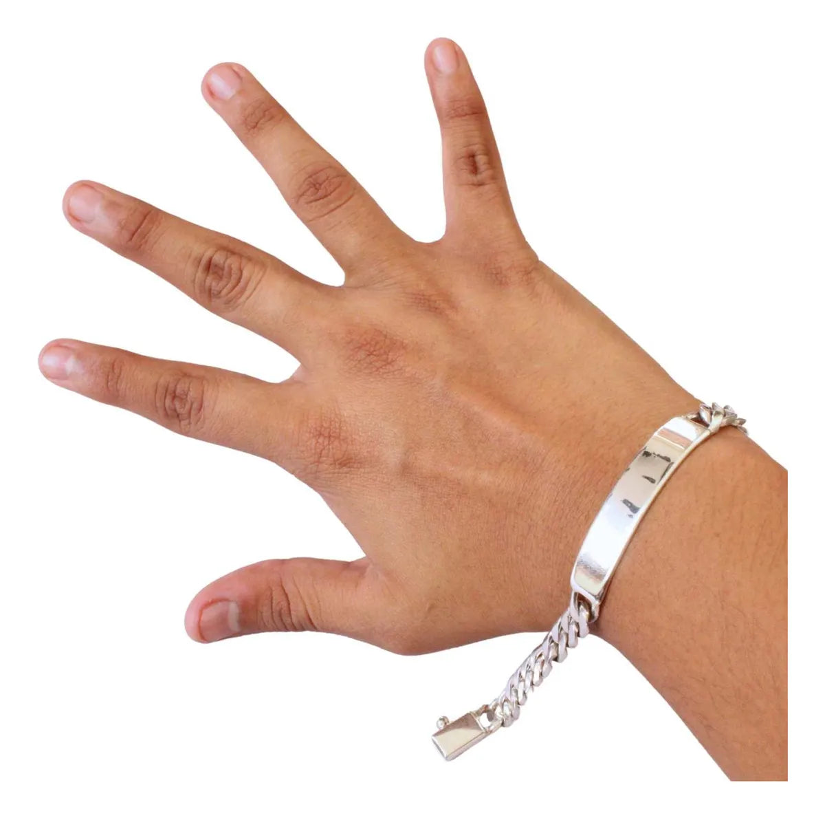 Pulsera Para Hombre Cartier Esclava De Plata 925 10mm