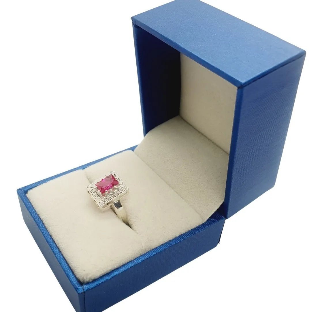 Anillo Compromiso Hestia Plata 925 Promesa Matrimonio Dama