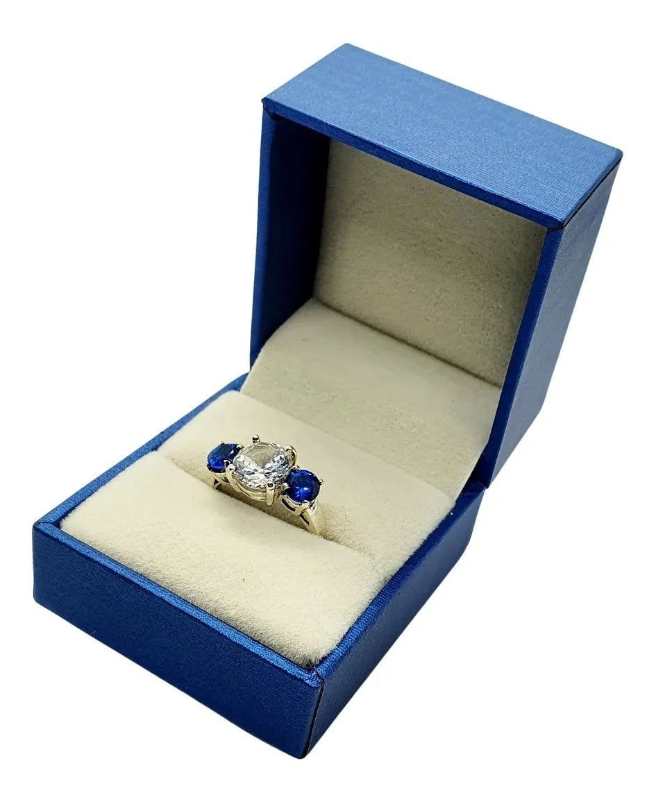 Anillo Compromiso Circe Plata 925 Promesa Matrimonio Dama