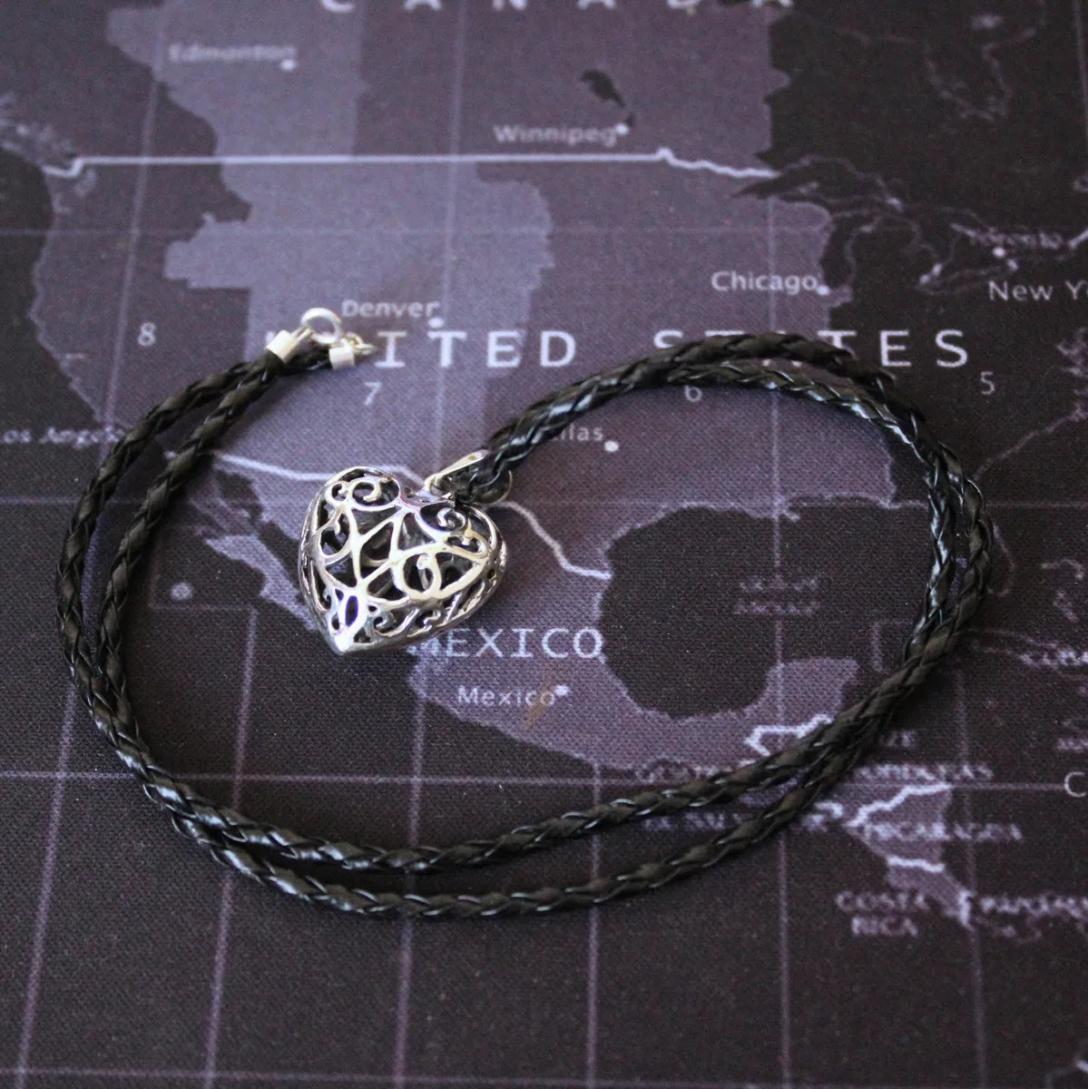 Collar Dije Corazón Plata 925 Mujer Hombre Moda Gamma Nice Plateado