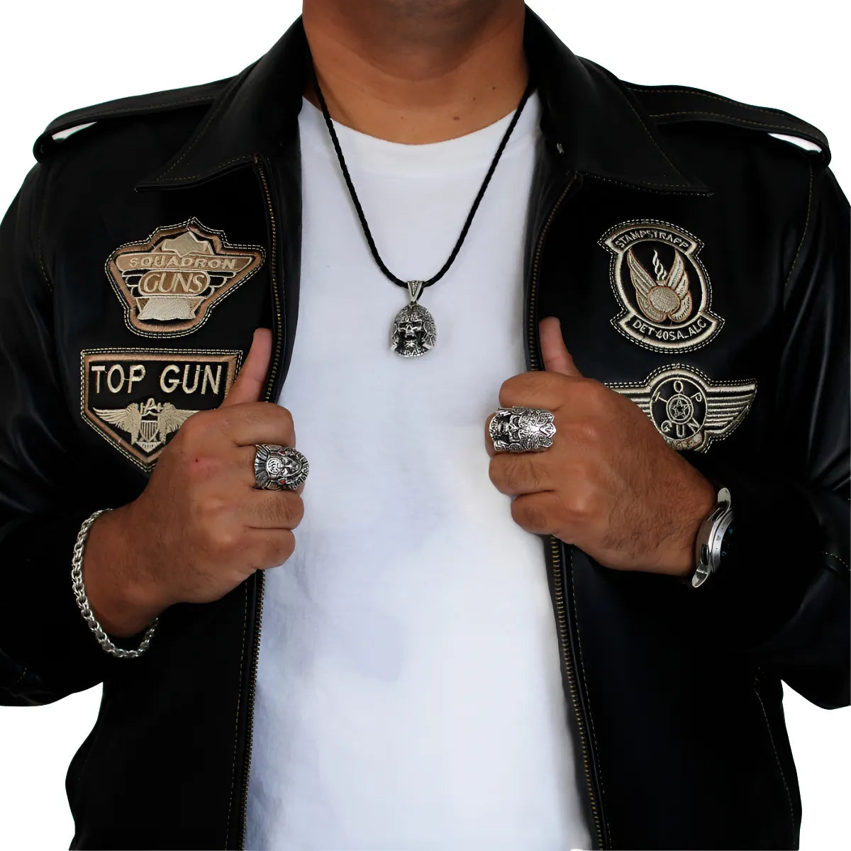 Dije Mictlantecuhtli Plata925 Dios Muerte Azteca Hombre Piel Plata