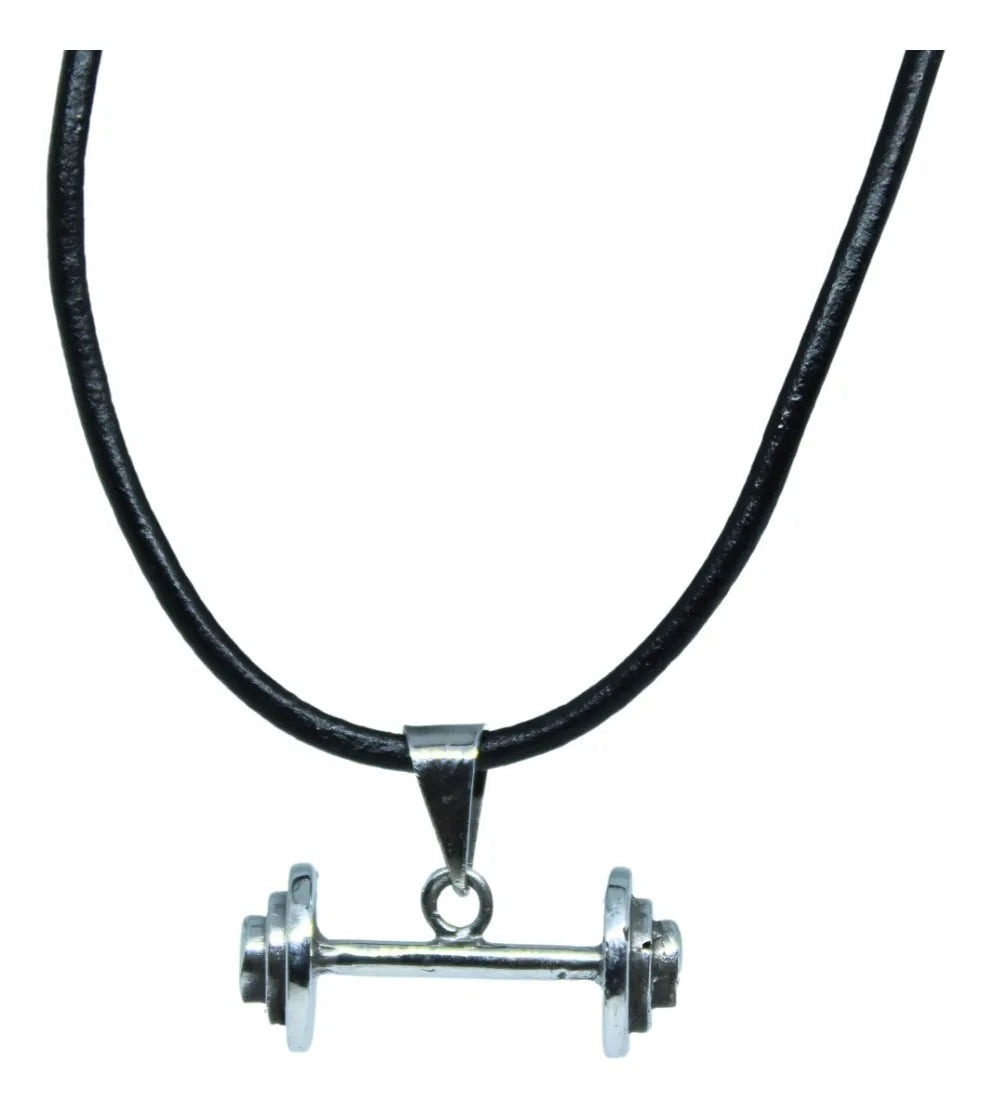 Kit Dije Mancuerna Plata 925 Cordón Piel Y Argollas De Plata