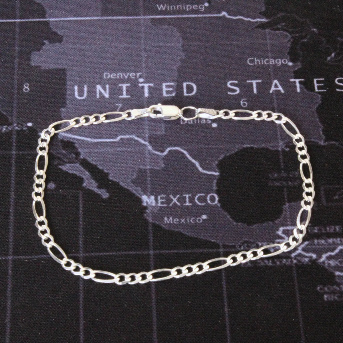 Pulsera Esclava Plata925 Hombre Mujer 18cm Joyería Fina Nice