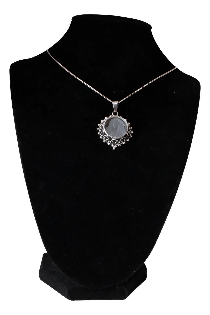 Dije Virgen Guadalupe Plata 925 Collar Hombre Mujer Joyería Plateado