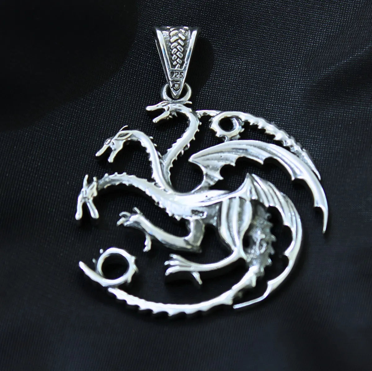 Dije Targaryen Plata 925 Game Of Thrones Casa Del Dragón