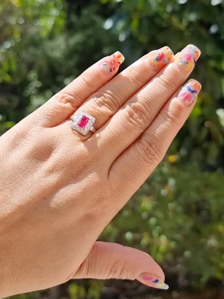 Anillo Compromiso Hestia Plata 925 Promesa Matrimonio Dama