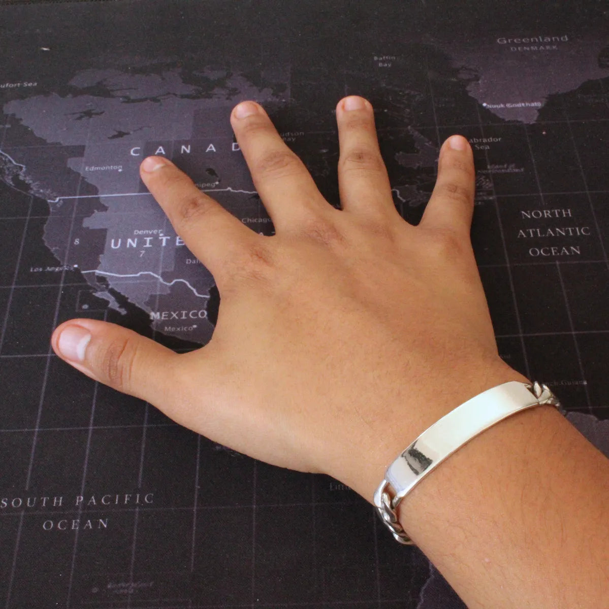 Pulsera Para Hombre Cartier Esclava De Plata 925 10mm