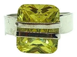 Anillo De Mujer Mayahuel Plata 925 Promesa Dama Compromiso Champagne Ajustable
