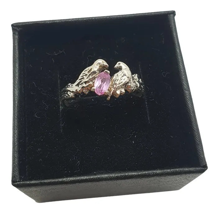 Anillo Compromiso Estigia Plata 925 Promesa Matrimonio Dama