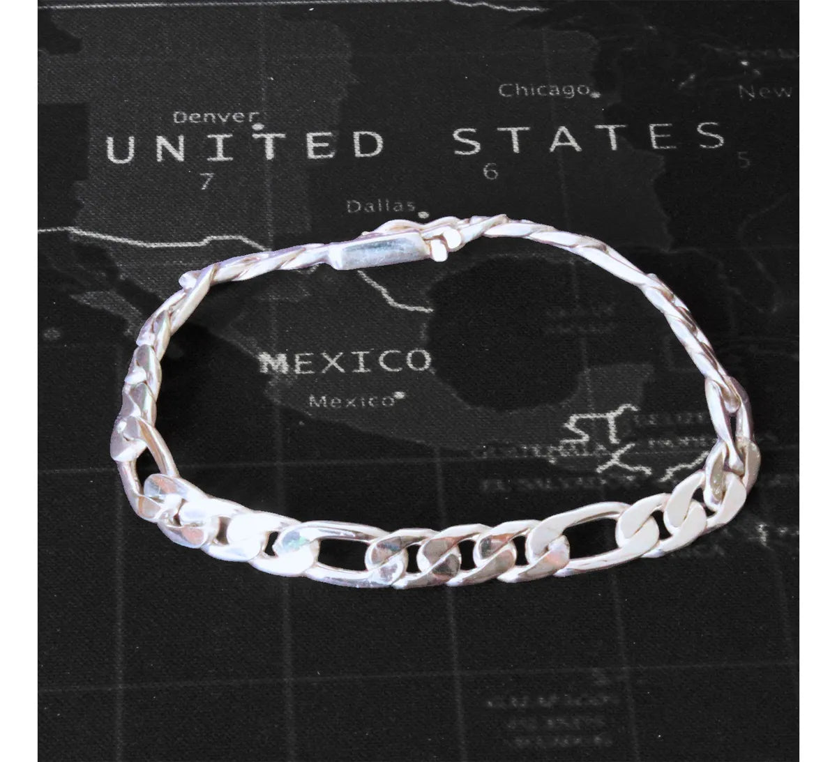 Pulsera Esclava Plata 925 Hombre Mujer Unisex 21cm Joyería