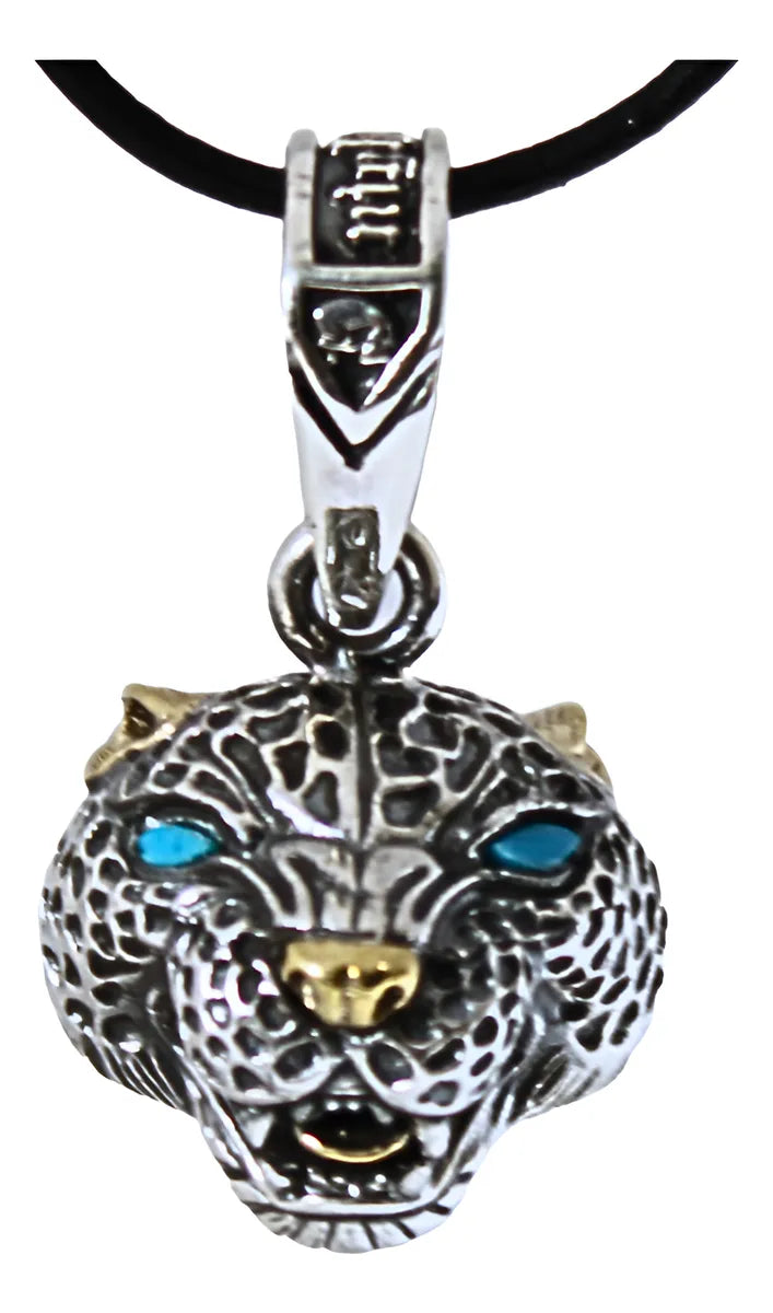 Dije Plata 925 Jaguar Dios Inframundo Collar Joyeria Gamma