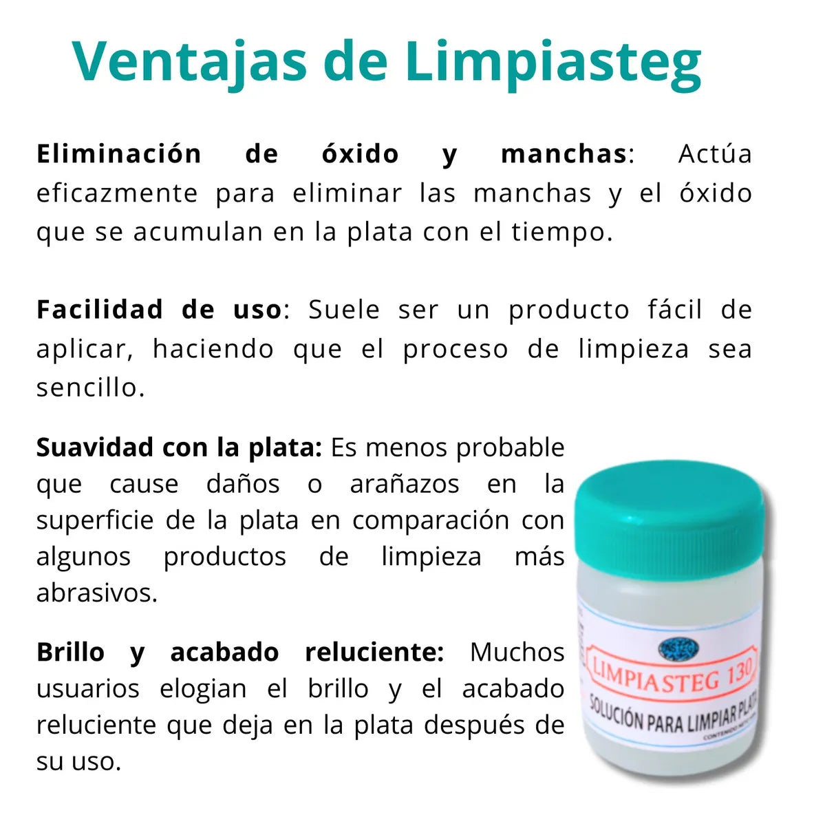 Kit Limpieza Brillo Plata Solución Instantánea & Paño Pulido