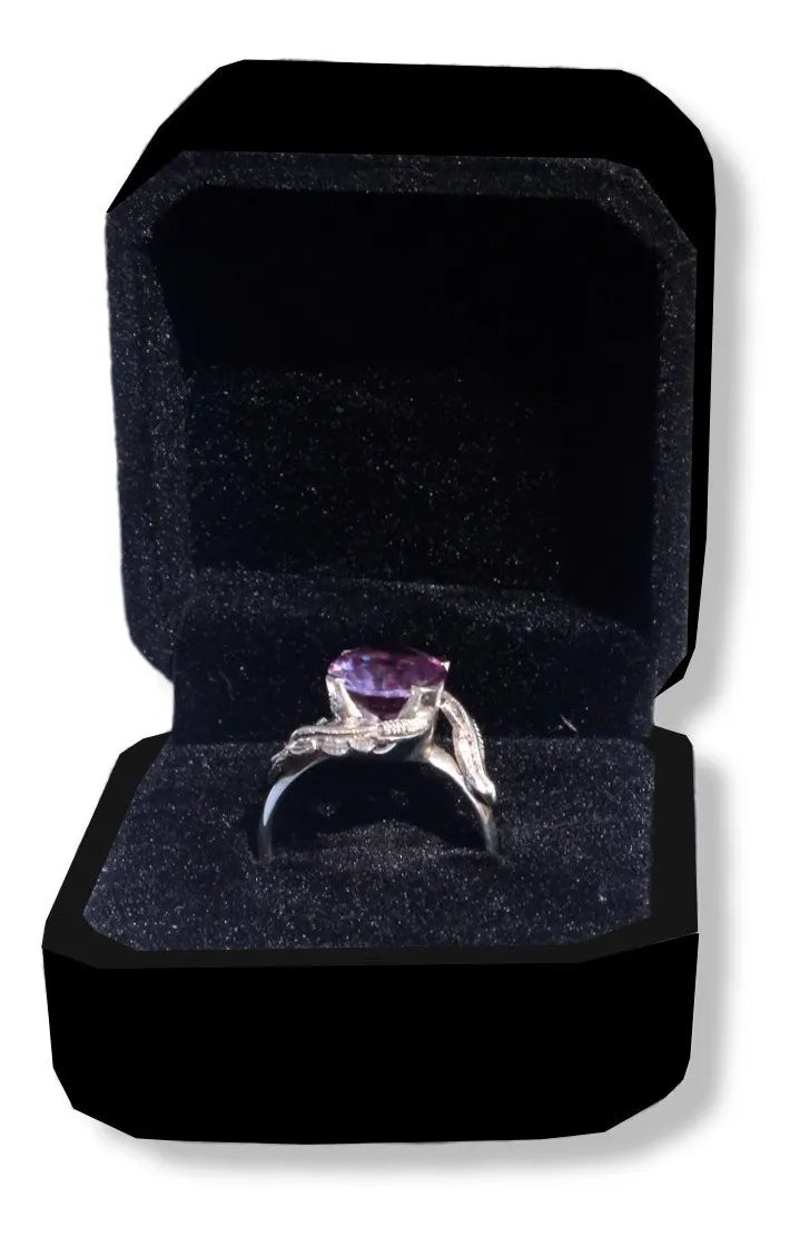 Anillo Vida Mujer Plata 925 Alejandrina 10mm Promesa Amor