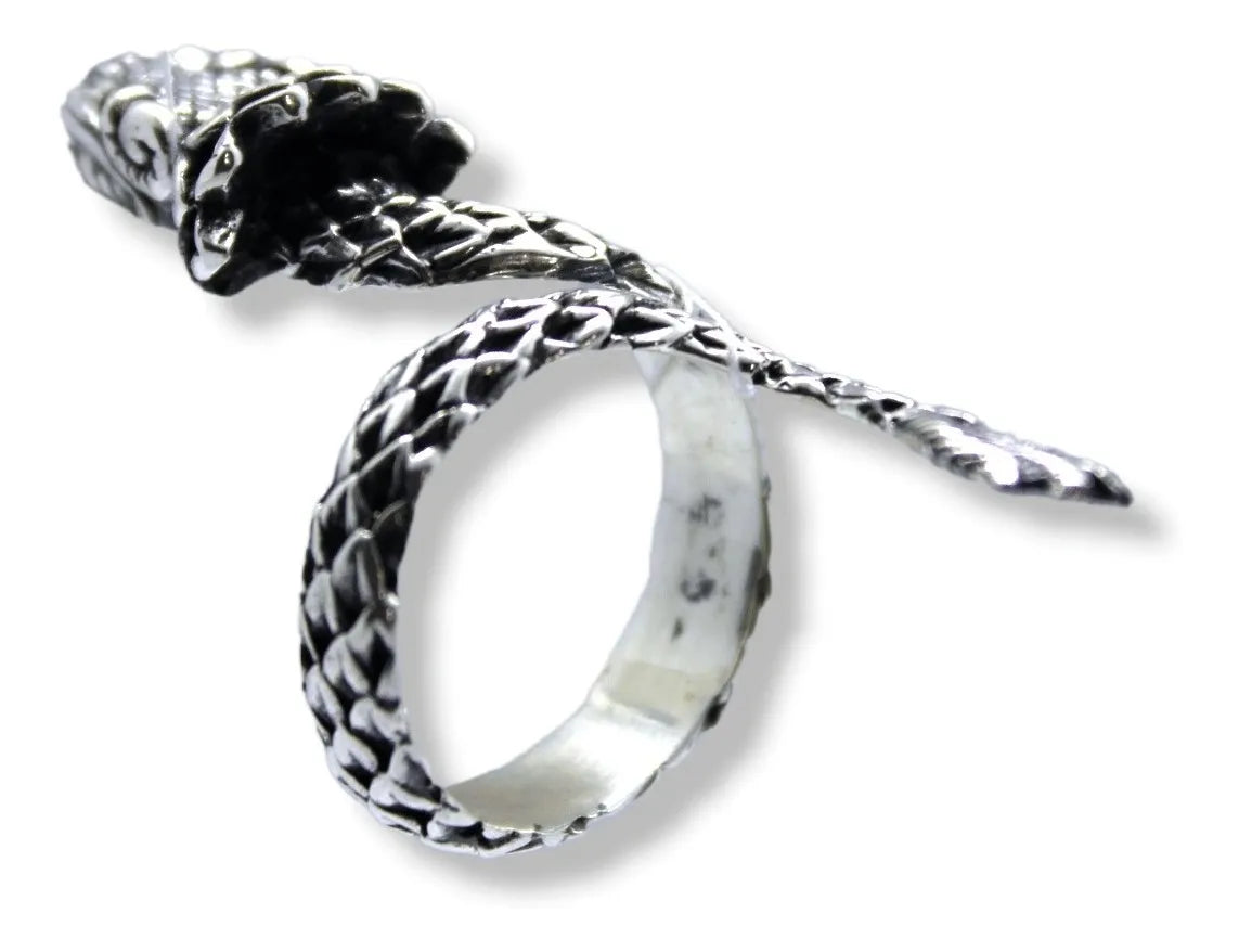 Anillo Quetzalcóatl Plata 925 Maciza Ajustable Hombre Mujer | Joyería Gamma