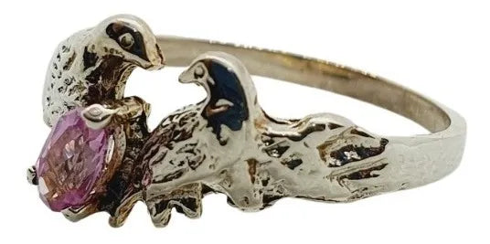 Anillo Compromiso Estigia Plata 925 Promesa Matrimonio Dama