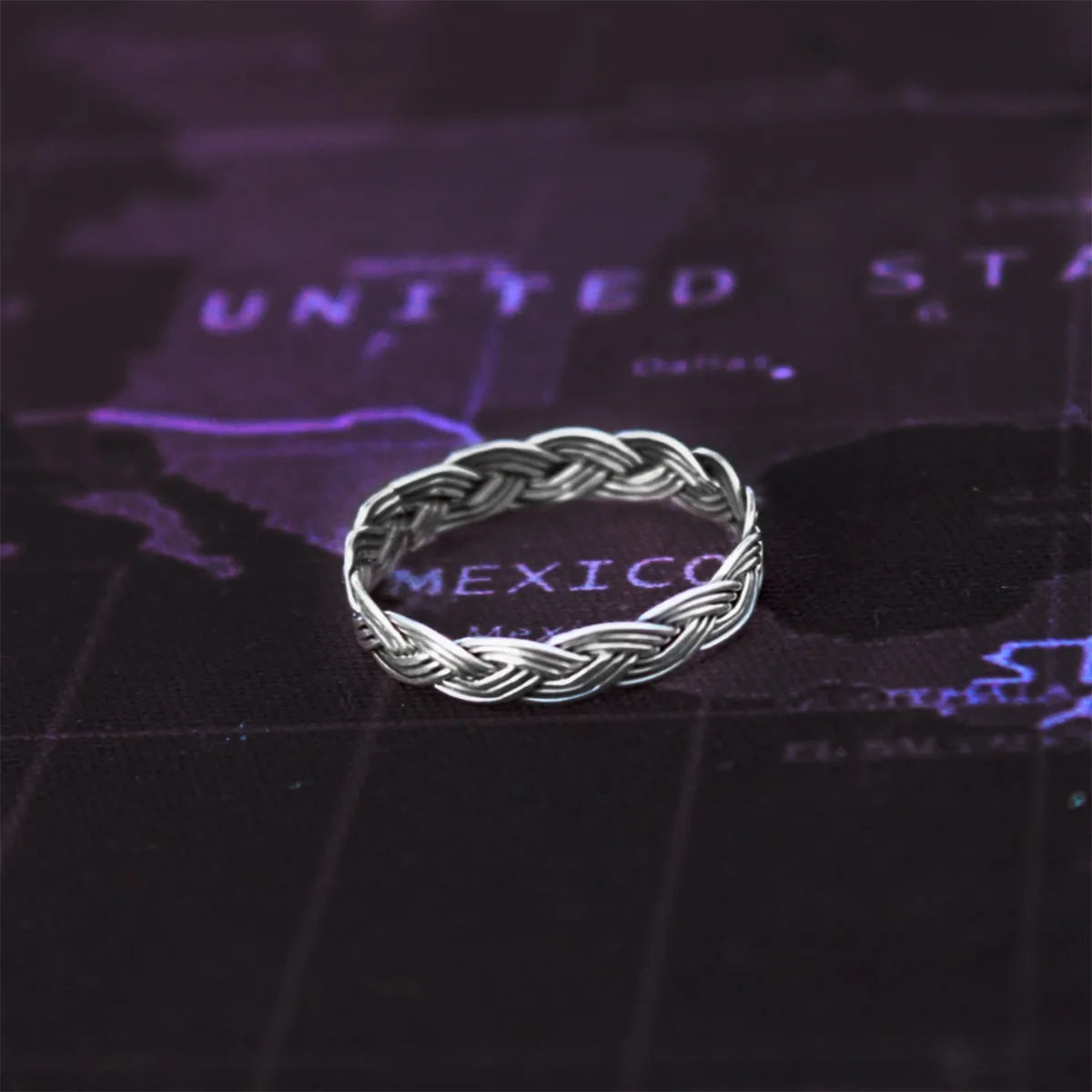 Anillo Plata 925 Argolla Lazos Entrelazados Boda Matrimonio