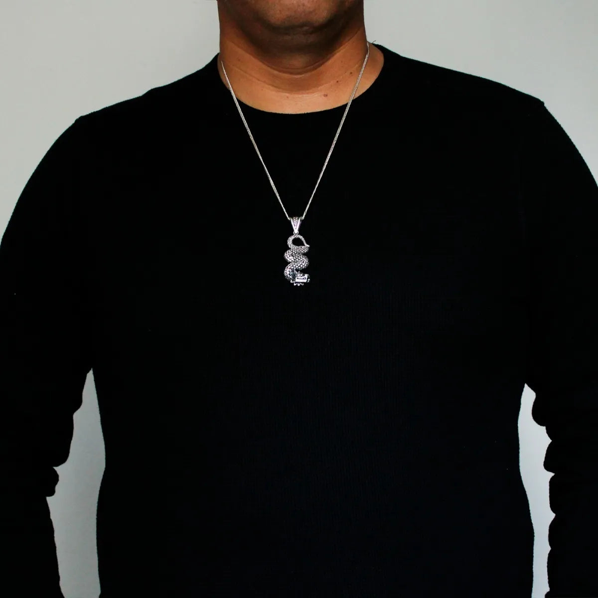 Dije Quetzalcóatl Plata 925 Serpiente Emplumada Cordón Piel