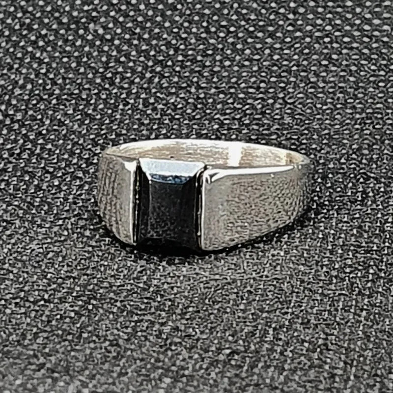 Anillo Mario Plata 925 Hombre Mujer Acerina Joyería Mexicana