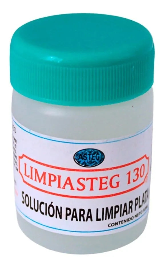 Kit Limpieza Brillo Plata Solución Instantánea & Paño Pulido