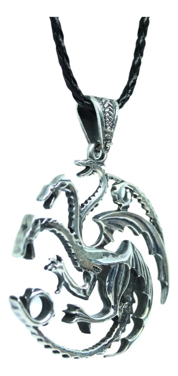 Dije Targaryen Plata 925 Game Of Thrones Casa Del Dragón