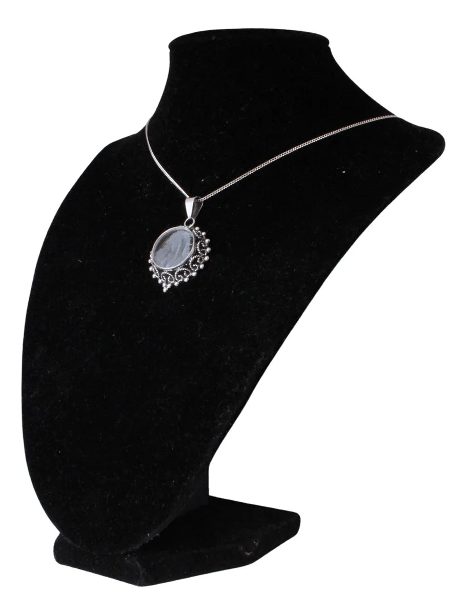 Dije Virgen Guadalupe Plata 925 Collar Hombre Mujer Joyería Plateado