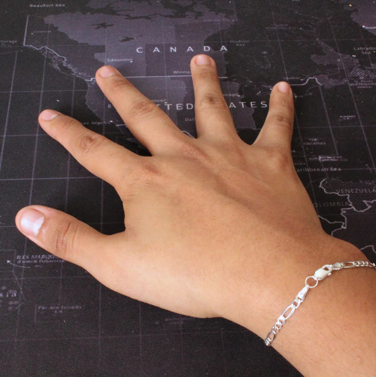 Pulsera Esclava Plata925 Hombre Mujer 18cm Joyería Fina Nice