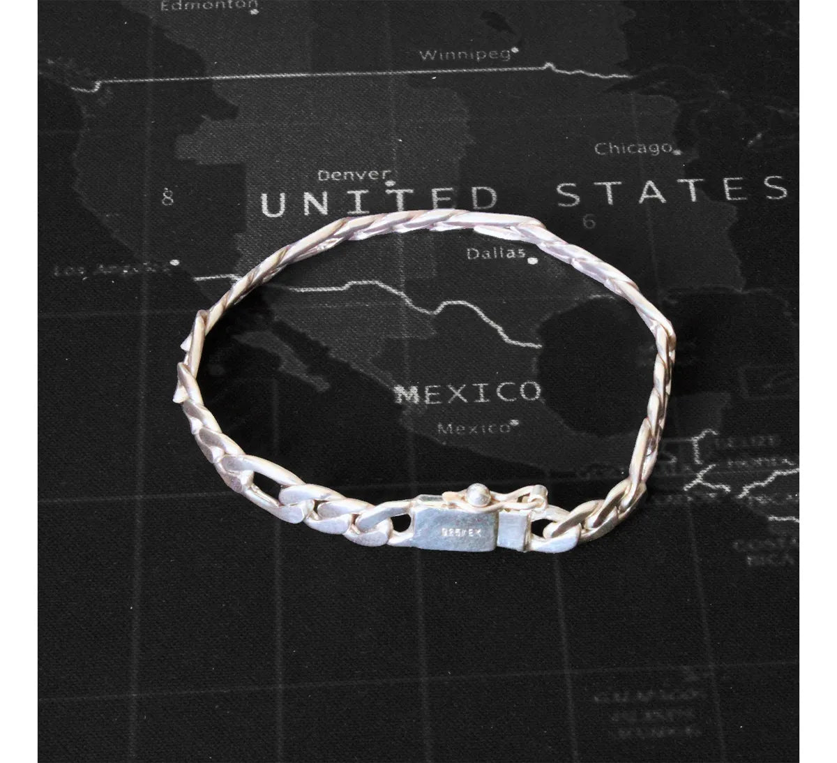 Pulsera Esclava Plata 925 Hombre Mujer Unisex 21cm Joyería