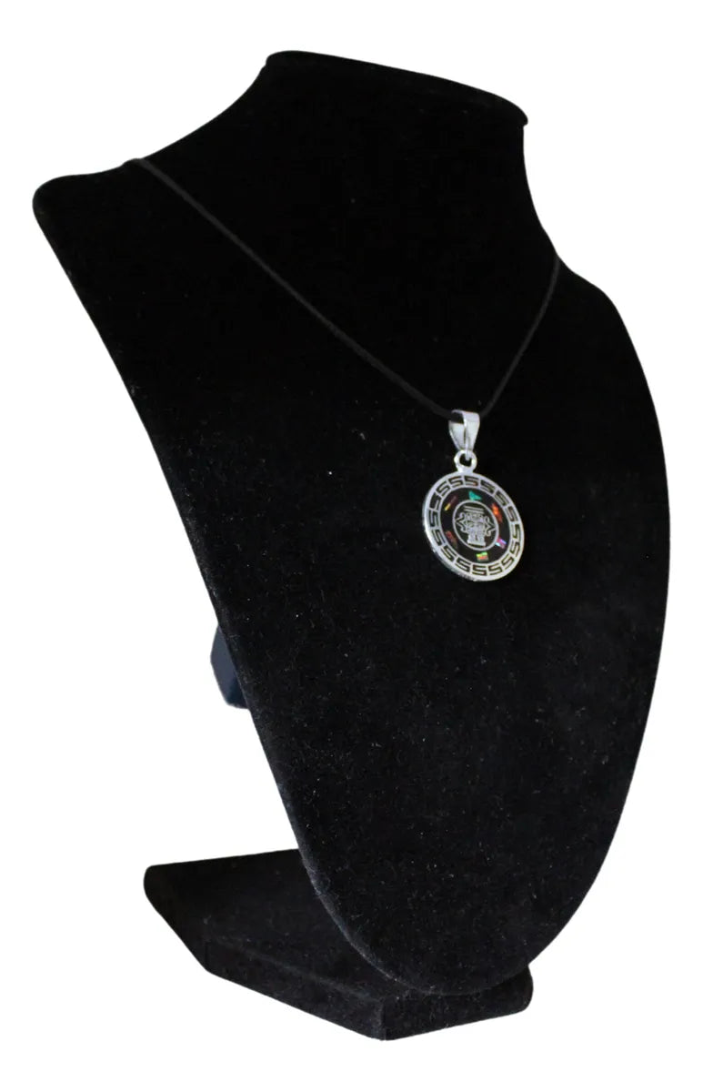 Dije Coatlicue Madre Dioses Aztecas Ópalo Plata Plateado