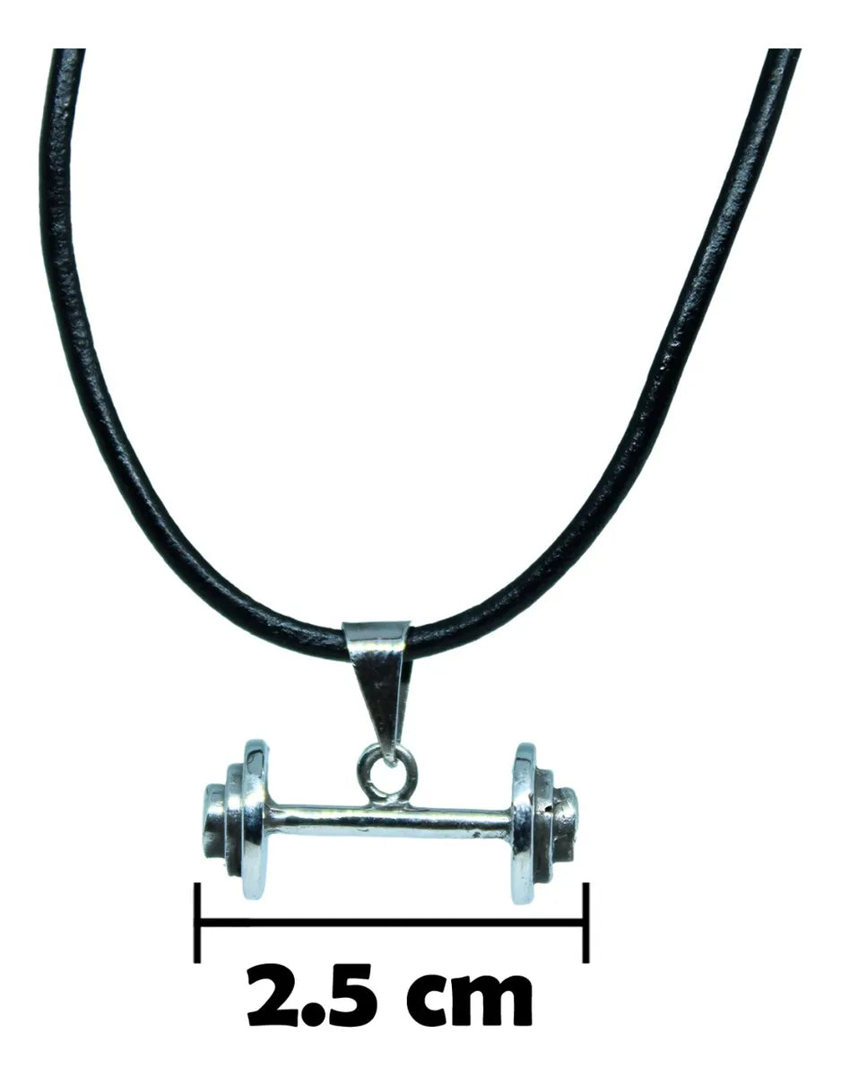 Kit Dije Mancuerna Plata 925 Cordón Piel Y Argollas De Plata