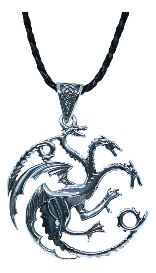 Dije Targaryen Plata 925 Game Of Thrones Casa Del Dragón