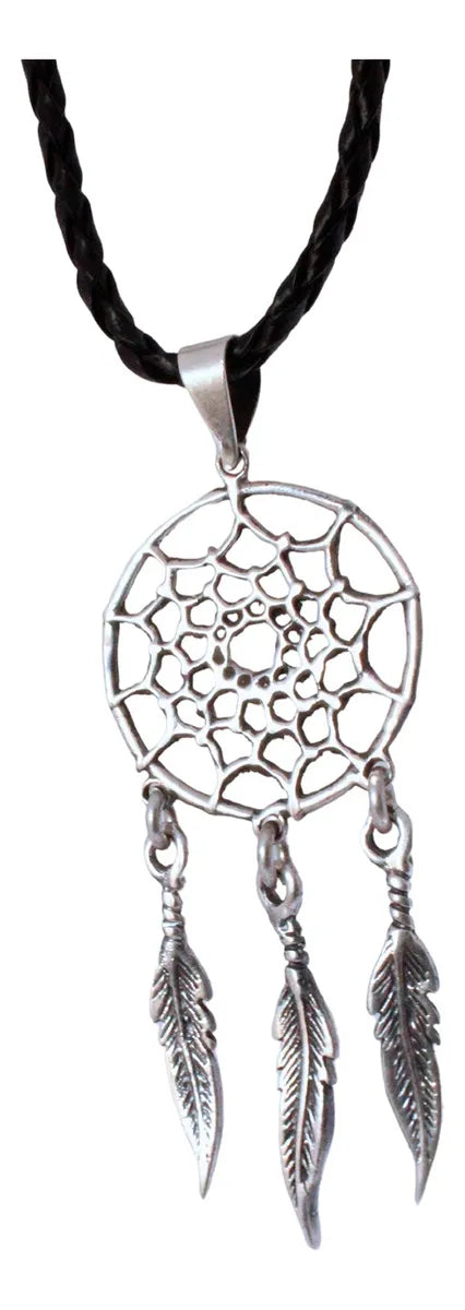 Dije Atrapasueños Plata 925 Dije Unisex Hombre Mujer Moda Plateado