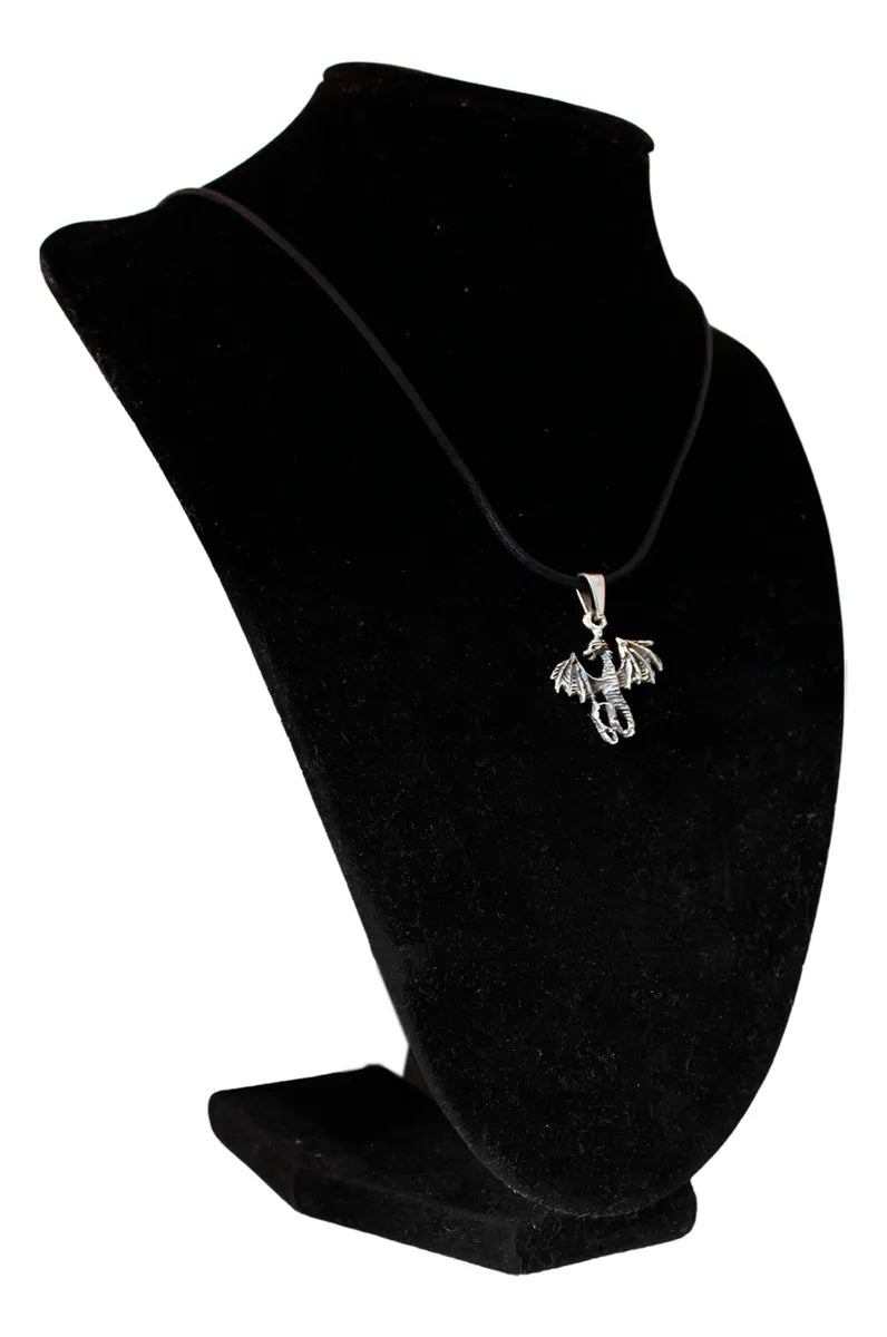 Dije Dragón Collar De Hombre O Mujer Plata 925 Joyeria Gamma Plateado