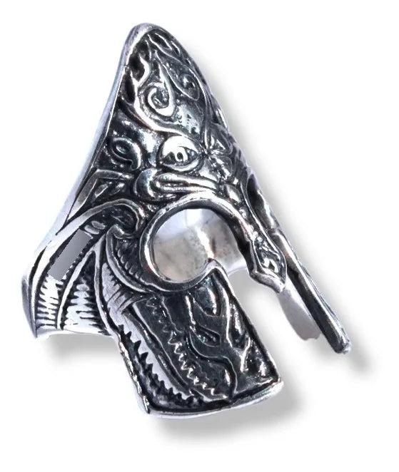 Anillo Gladiador Espartano Leónidas Plata 925