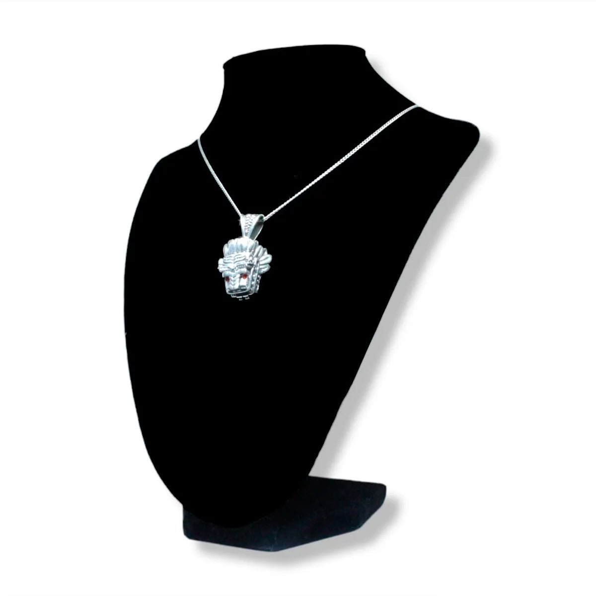 Dije Quetzalcóatl Dios Serpiente Emplumada Plata Fina 925