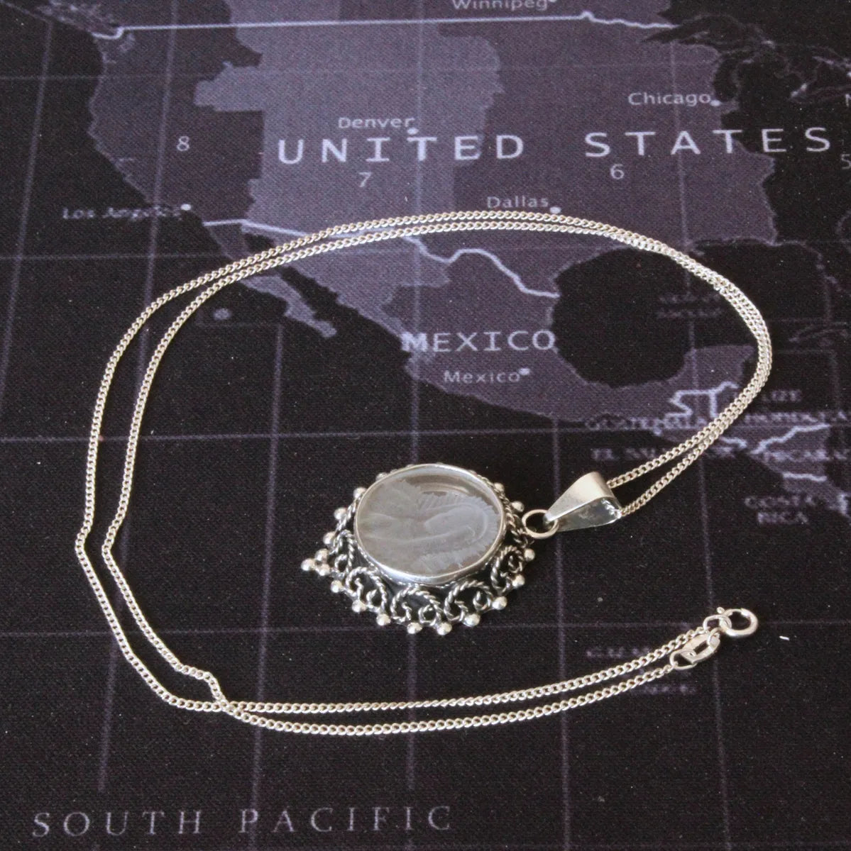 Dije Virgen Guadalupe Plata 925 Collar Hombre Mujer Joyería Plateado