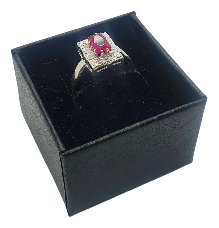 Anillo Compromiso Hestia Plata 925 Promesa Matrimonio Dama